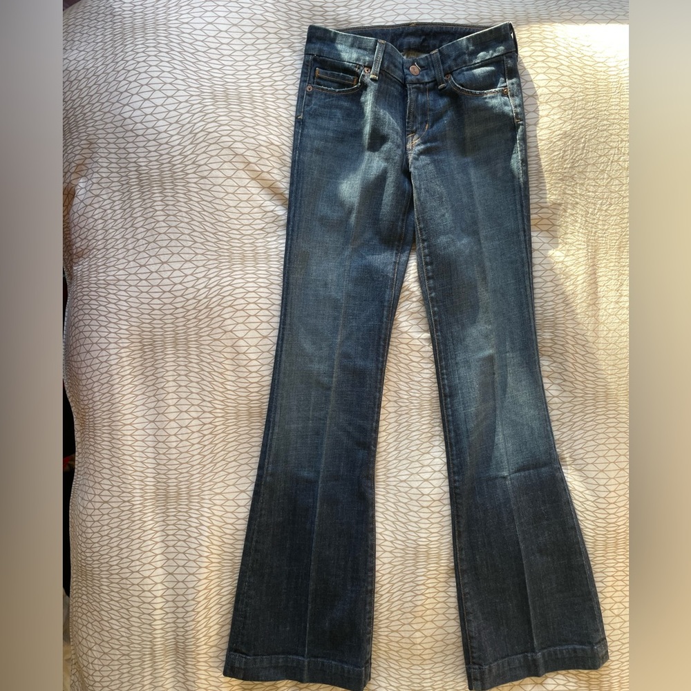 Citizens of Humanity Faye Jeans Low Waist Wide Leg 25
